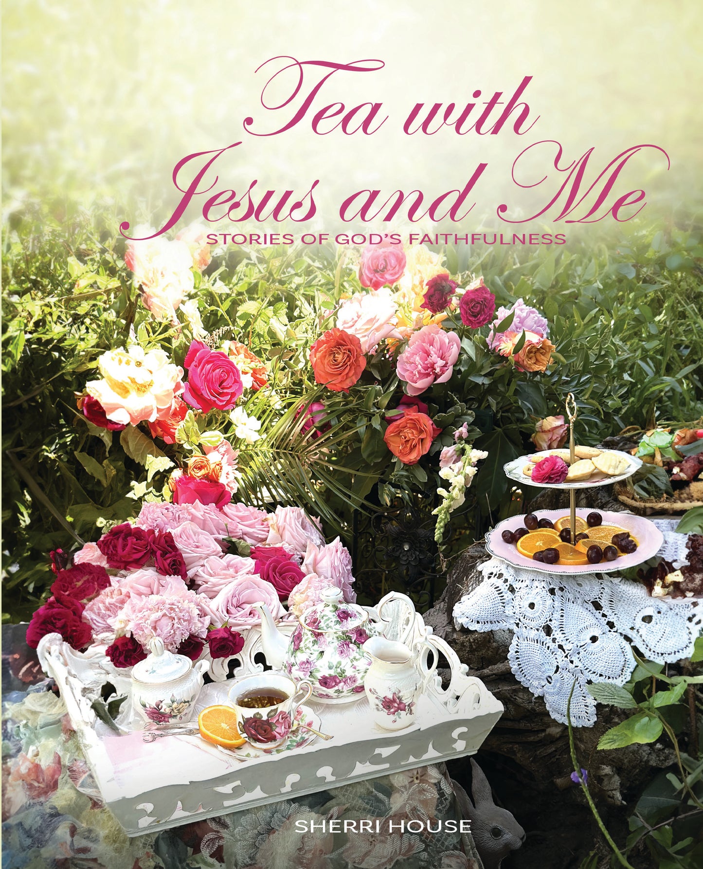 Hardback Tea with Jesus and me devotional book